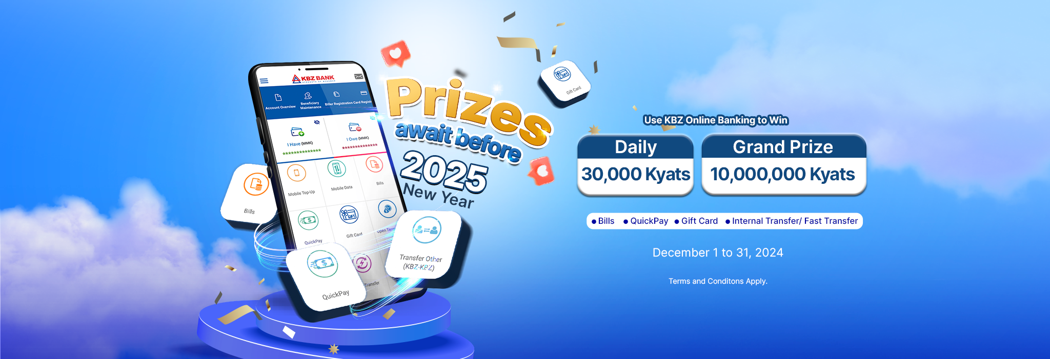 KBZ Online Banking – Mega Campaign